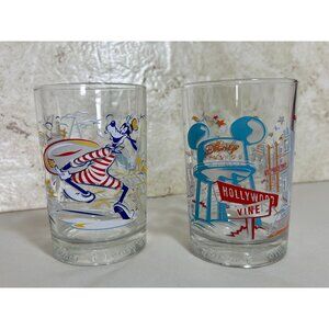 Set of 2 McDonald’s Walt Disney World 25th Anniversary Celebration Glasses
